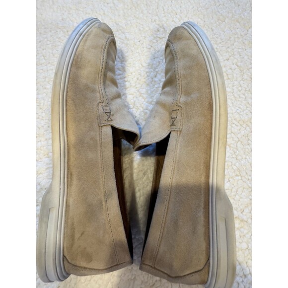 Peter Millar Excursionist Venetian Loafers  - Sand Suede Mens Size 9 Medium - Picture 1 of 4